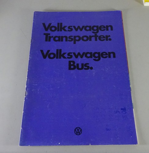 Prospekt broschüre vw t2 - broschüre,