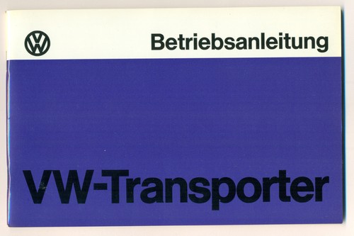 Betriebsanleitung bus - vw,